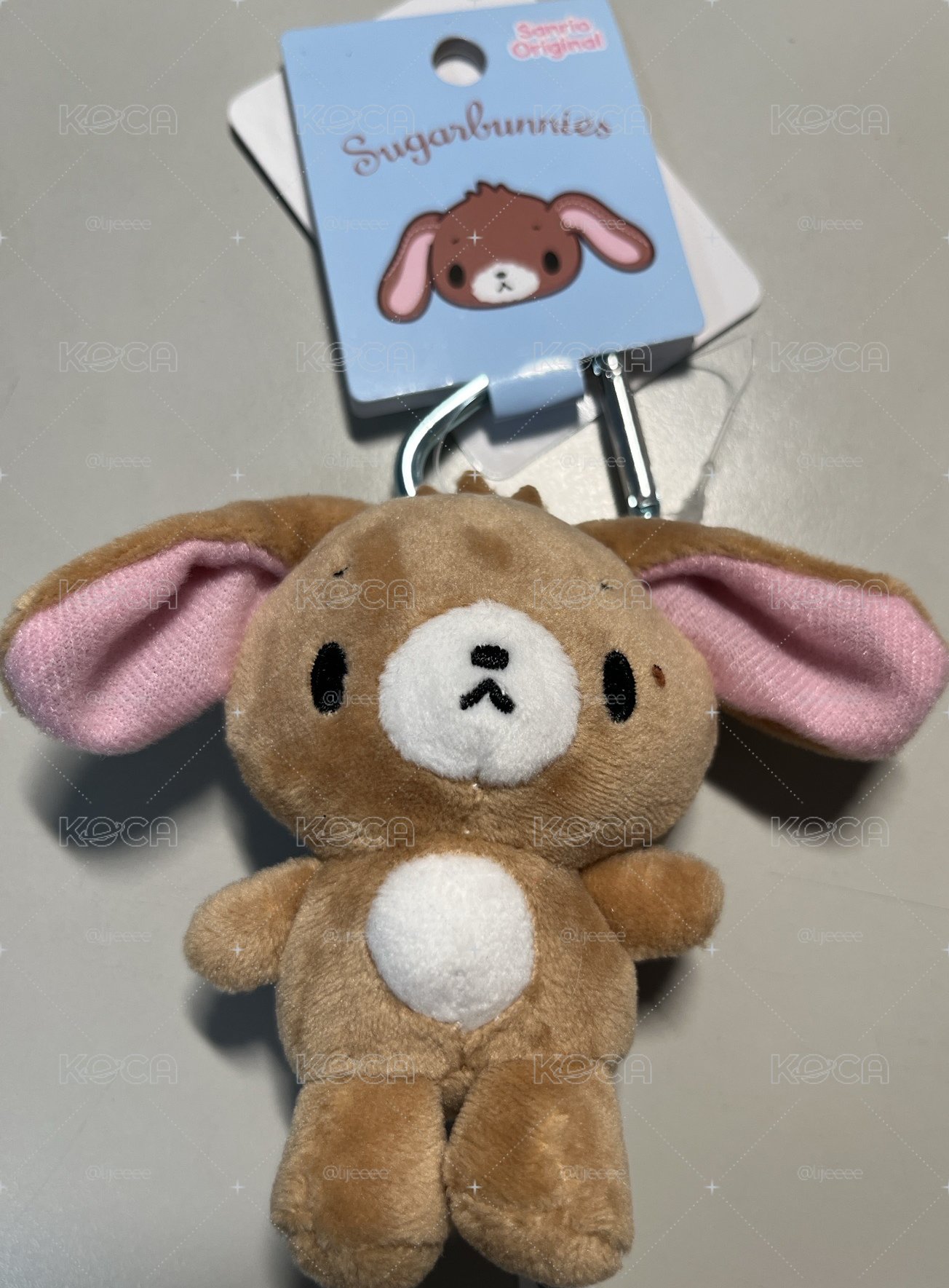 蜜糖邦尼黑兔愛心扣