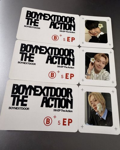BND_The Action wvs特典票卡三張+2026年曆 杯墊一組