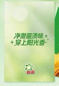 碧浪 代言系列 周邊卡  背面