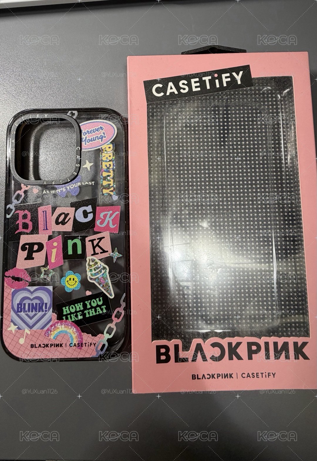 BLACKPINK CASETIFY聯名手機殼