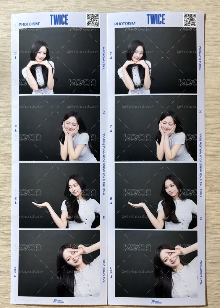 子瑜 photoism 人生四格 (單張)
