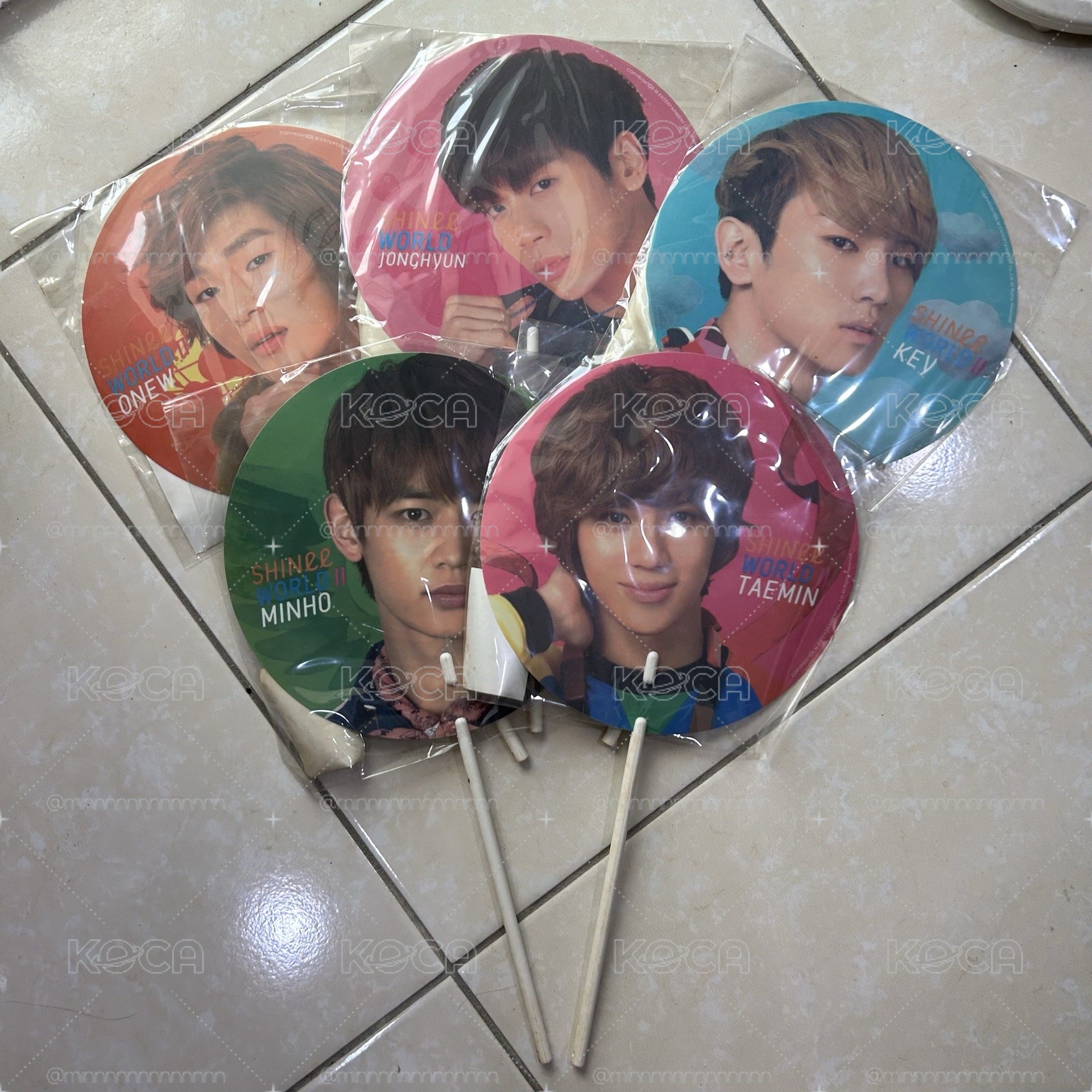 SHINee World II 二巡台灣場 扇子