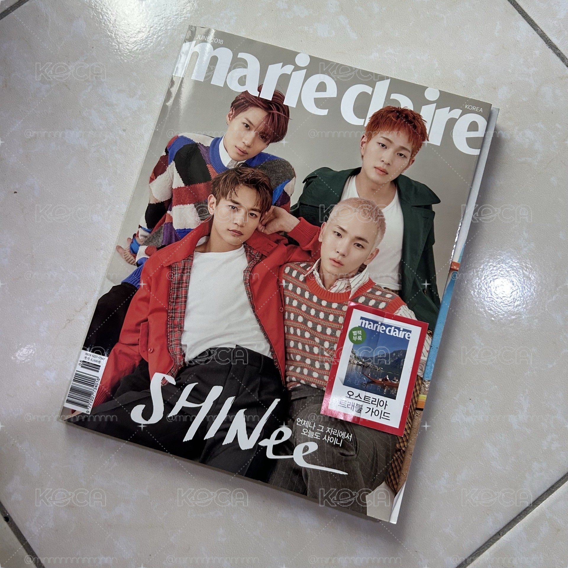 Marie Claire 2018 6月號 SHINee 封面