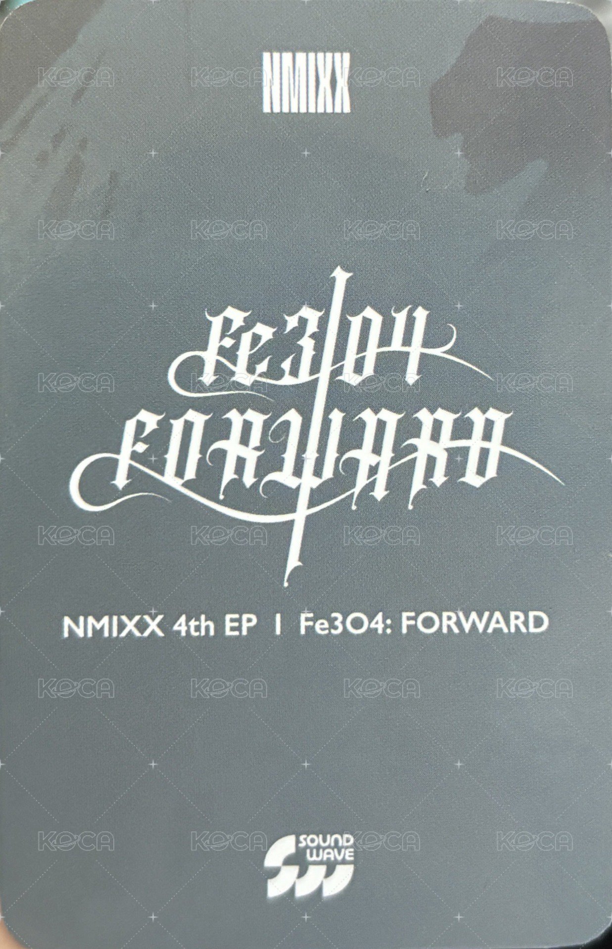 FORWARD sw 線上 4.0 簽售卡 小小兵 背面