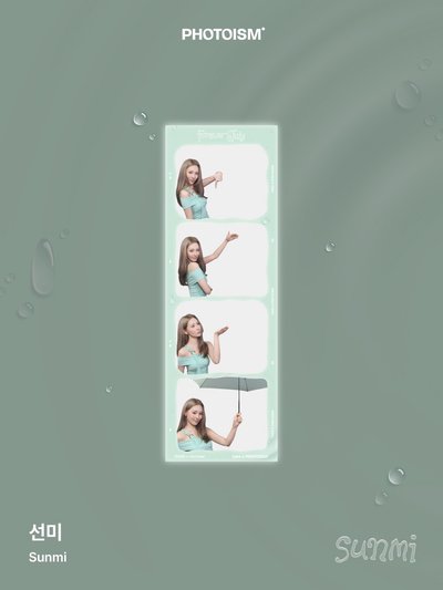 SUNMI Forever July X photoism 人生四格卡 貼紙 代印
