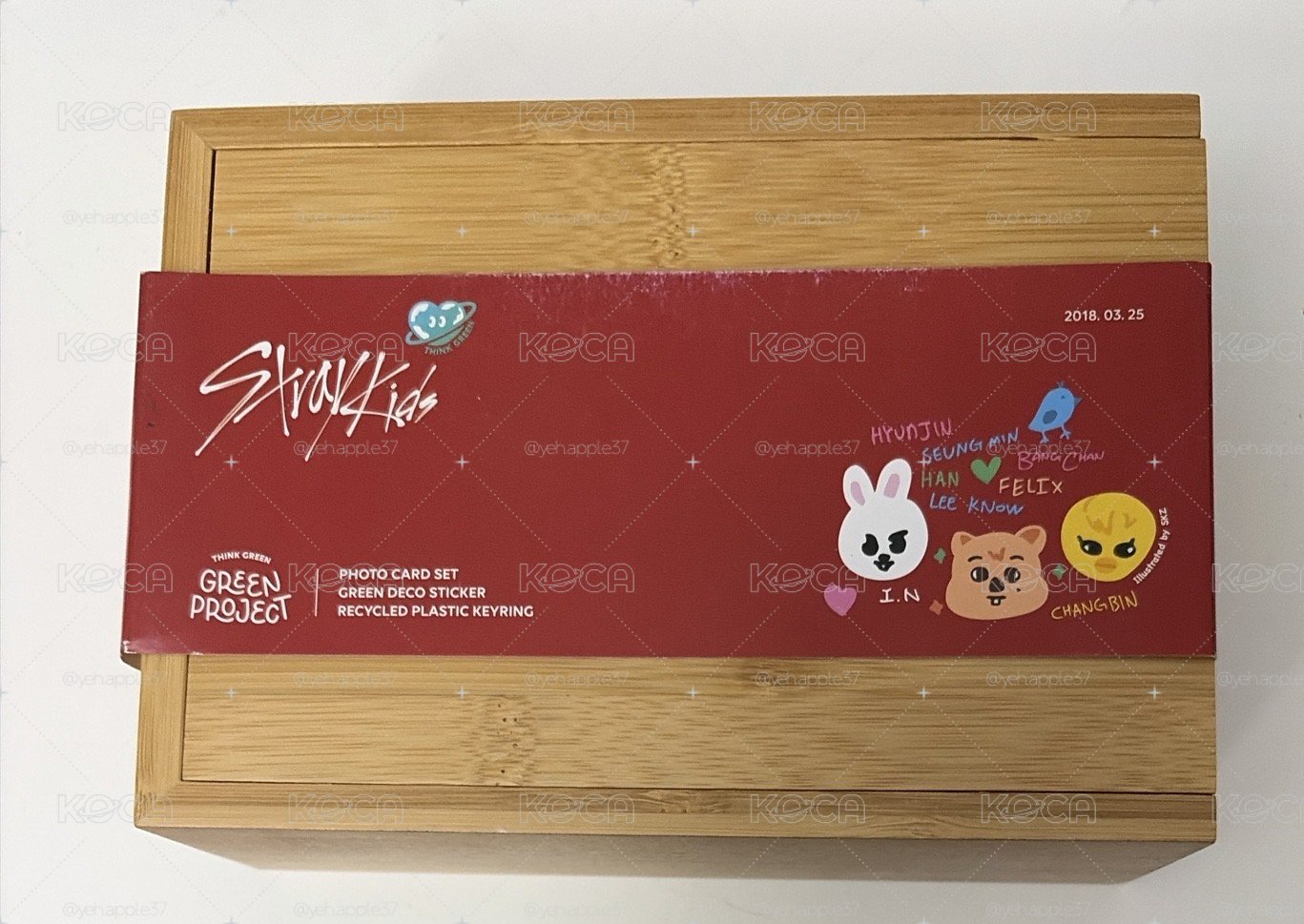 stray kids green project木盒組