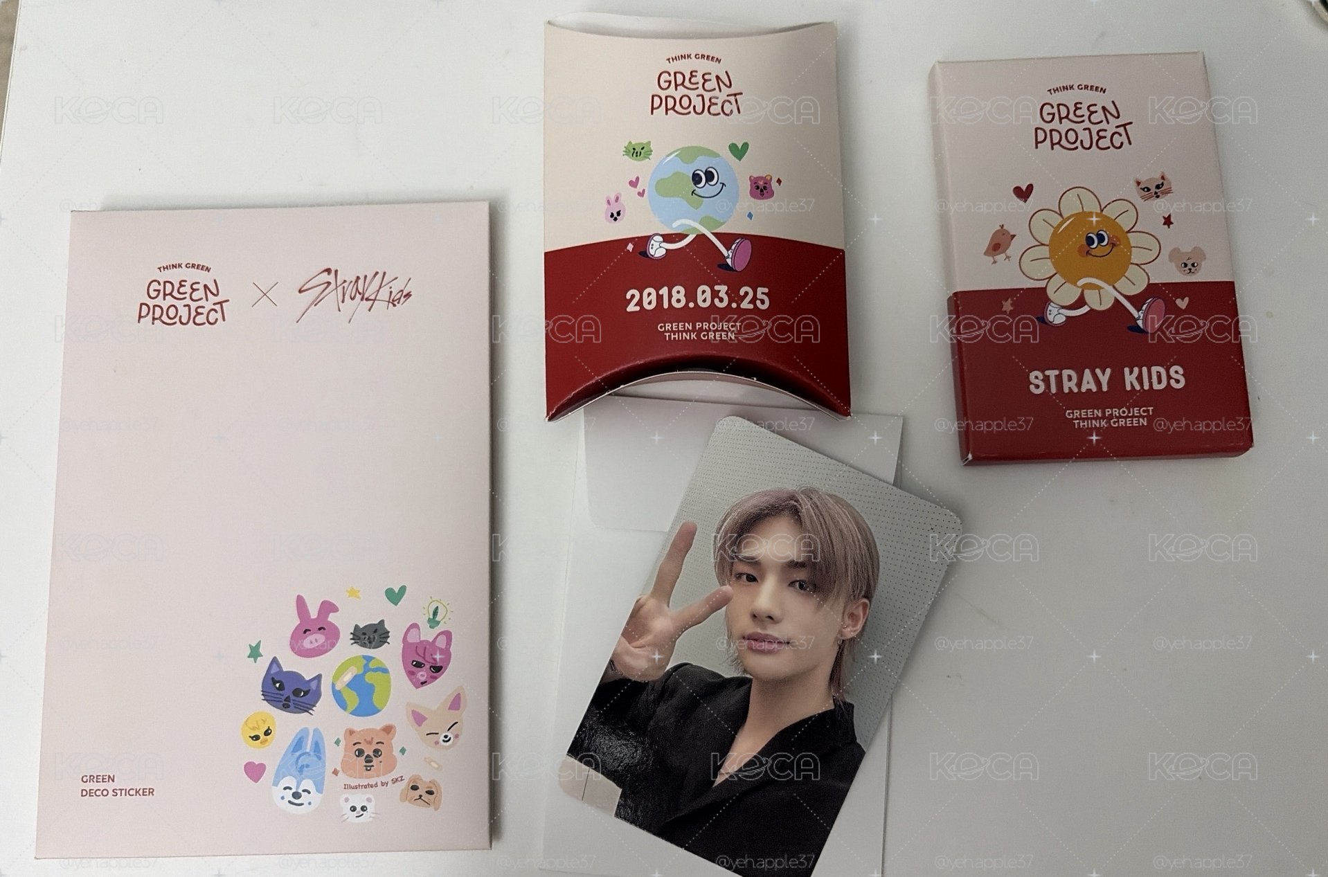 stray kids green project木盒組