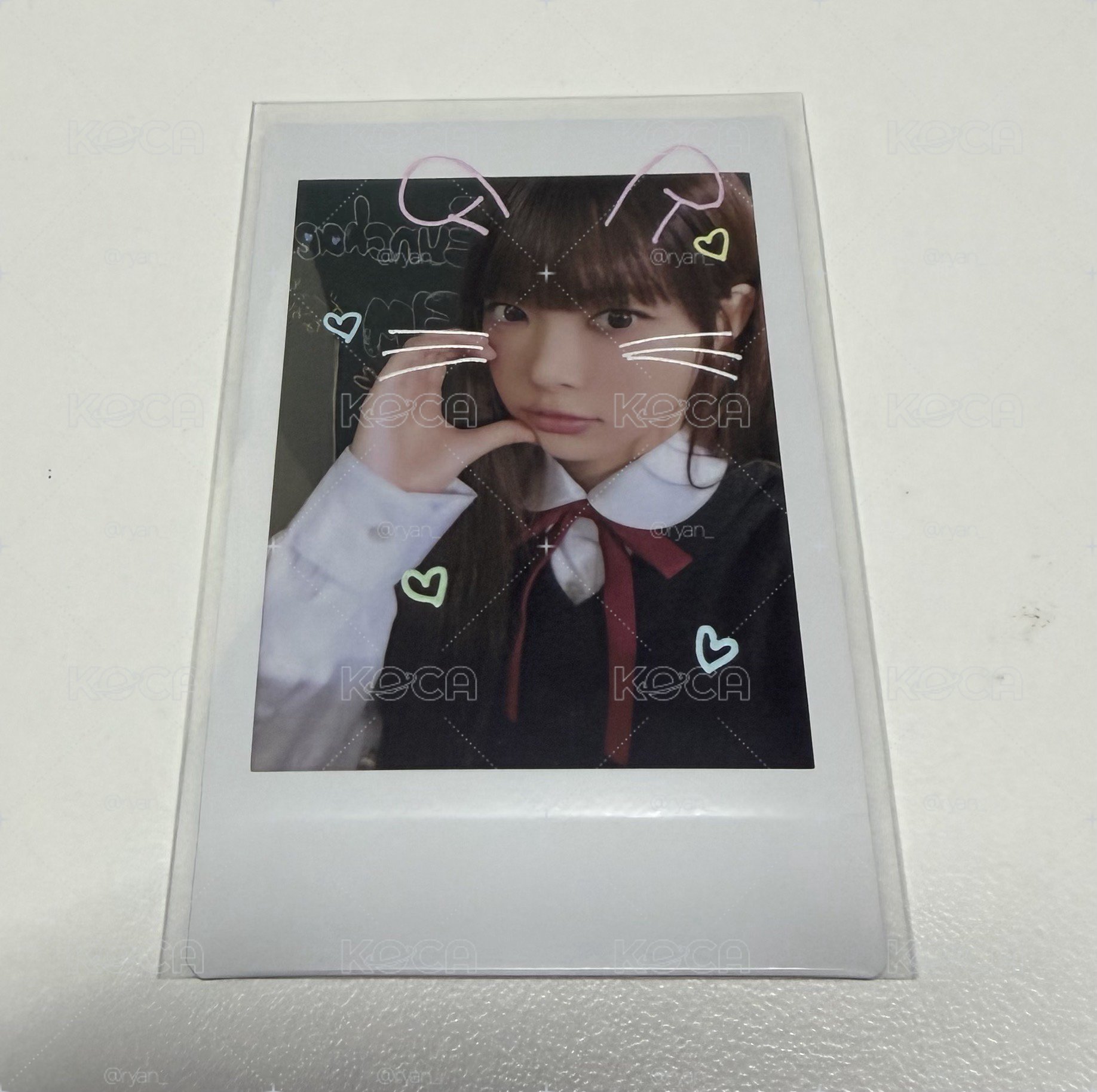 School Days 日咖 隨機卡 拍立得 塗鴉