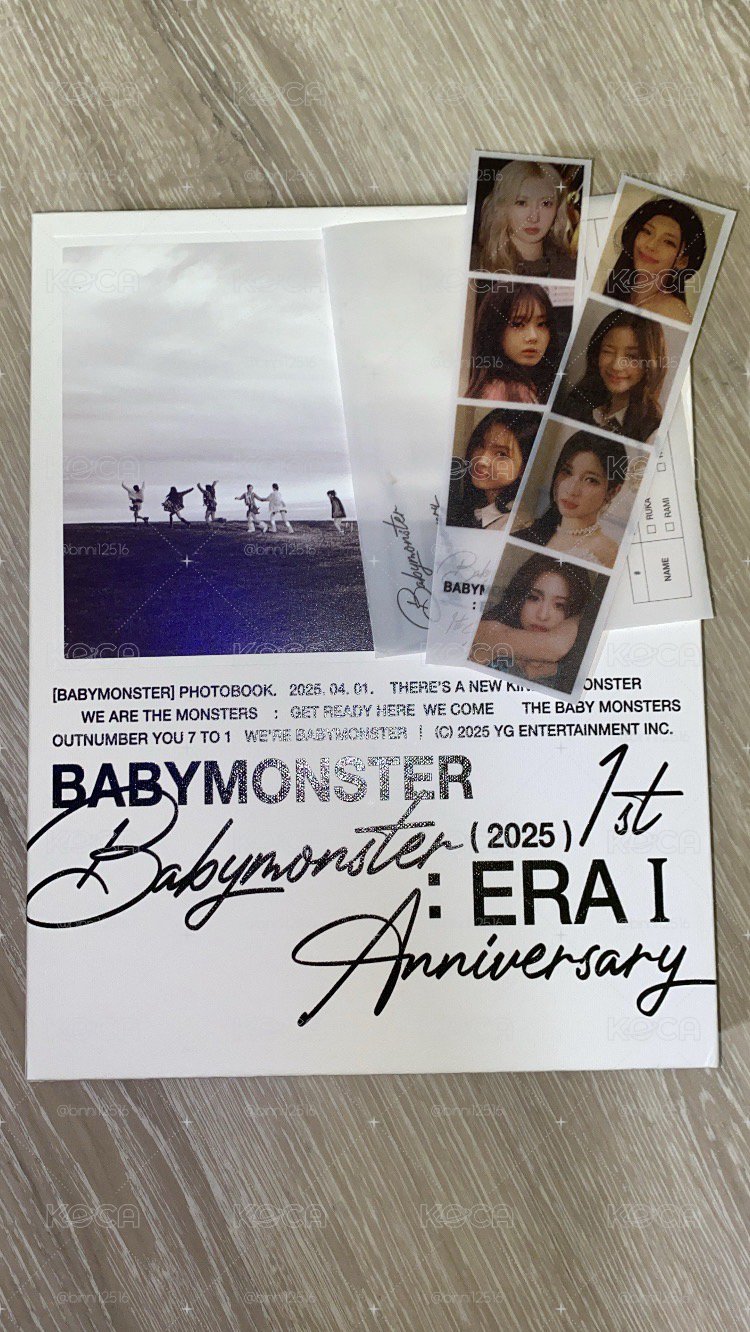 BABYMOSTER一週年寫真書