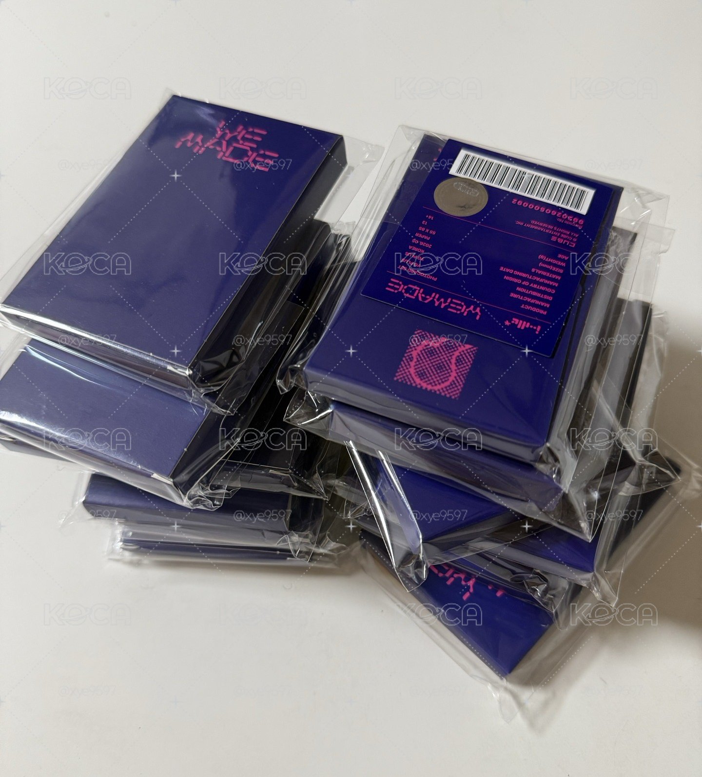 idle 迷九pop-up  快閃店小卡組