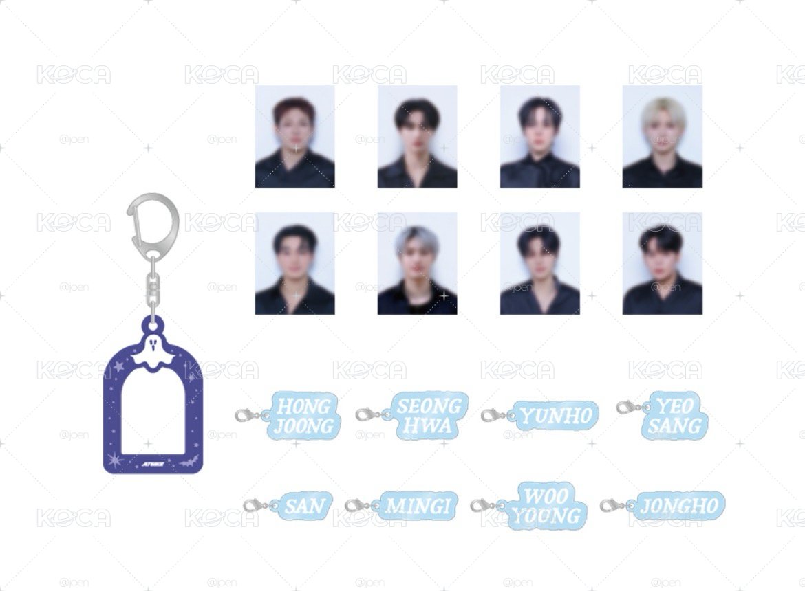 26' 飯咪 JP 鑰匙圈吊飾 ID PHOTOCARD & HOLDER SET