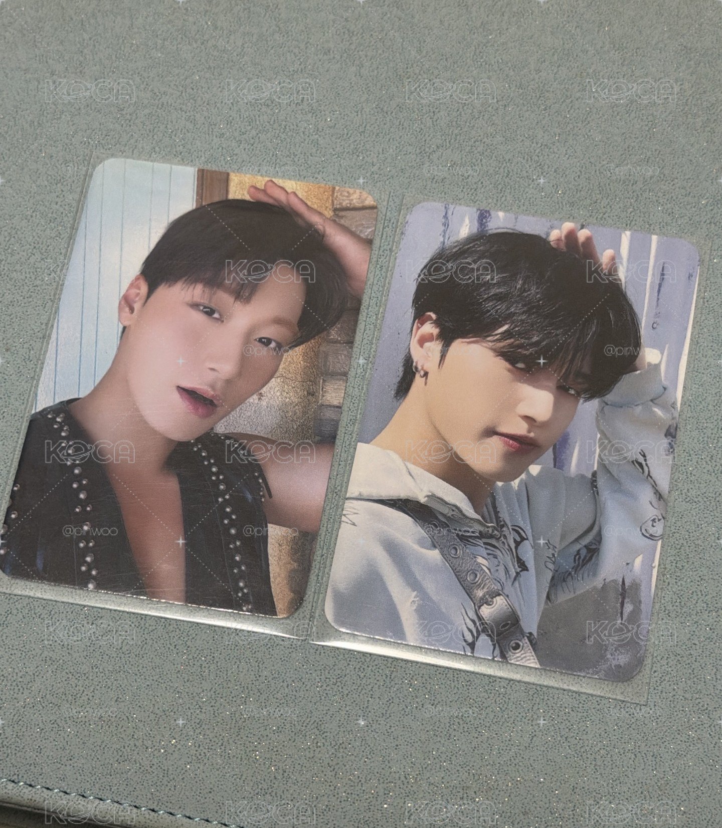 ATEEZ 傘榮摸摸頭