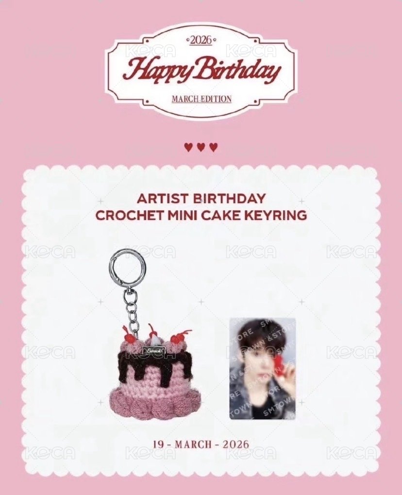2026 HAPPY BIRTHDAY MD 生日吊飾set EUNSEOK