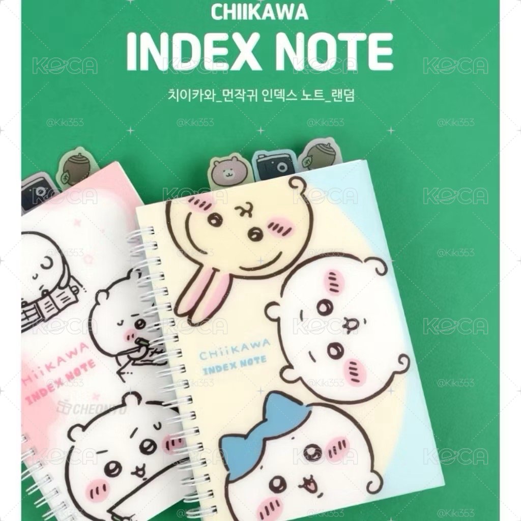 全新🇰🇷韓國 吉伊卡哇 索引筆記本