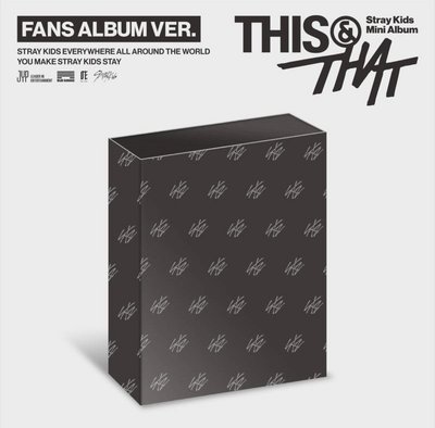 預購 不二補 Stray Kids THIS & THAT (FANS ALBUM VER.) 阿拉丁/SW通路