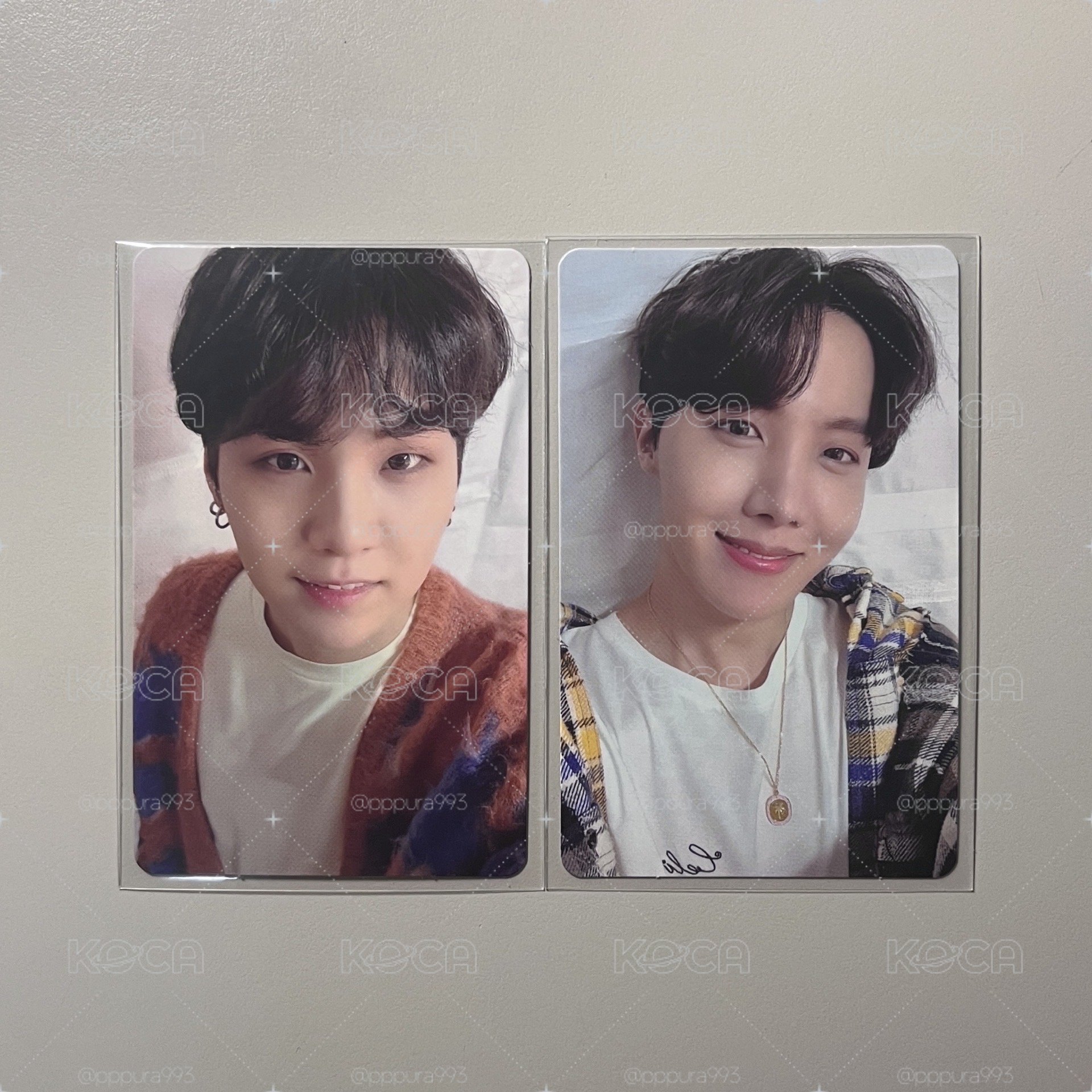 BTS BE wvs 特典卡 SUGA J-HOPE