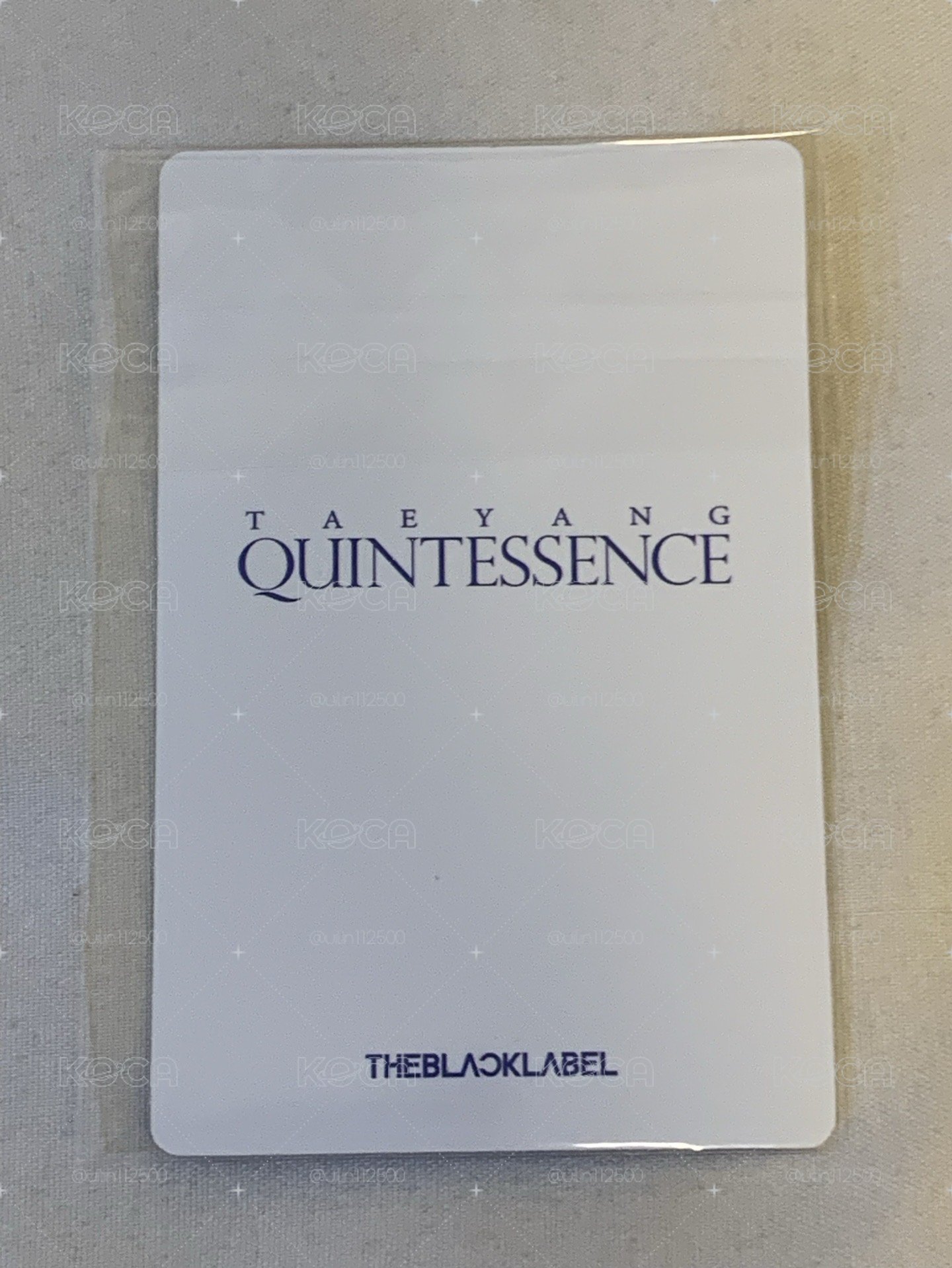 Taeyang 太陽 Quintessence 小卡