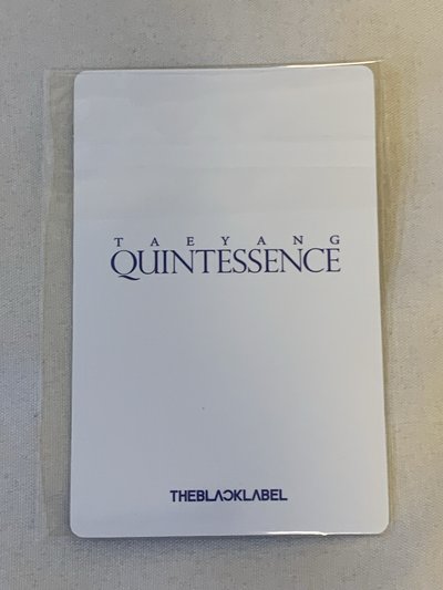 Taeyang 太陽 Quintessence 小卡