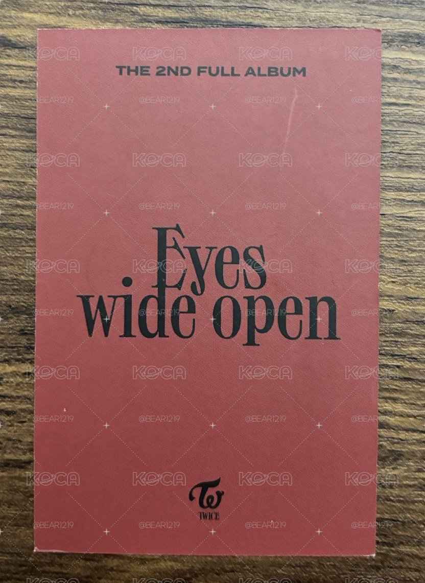 Eyes Wide Open WD全員特典卡