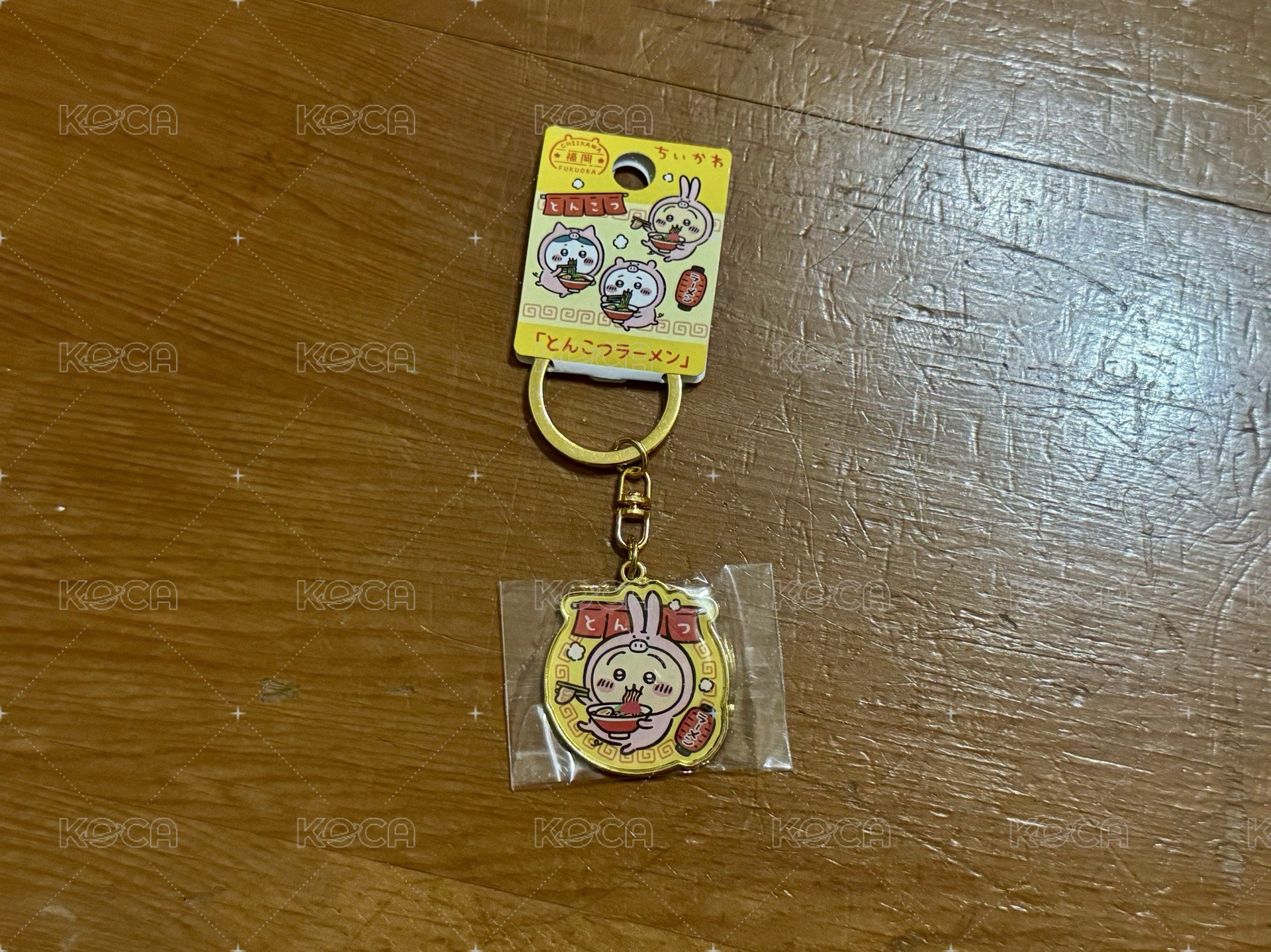 兔兔福岡豚骨拉麵吊飾