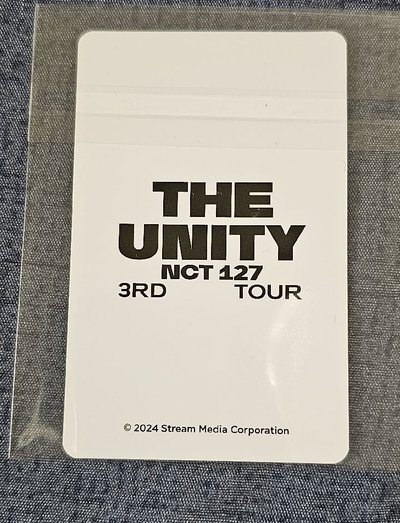 NCT 127 3RD TOUR 'NEO CITY - THE UNITY' MARK 