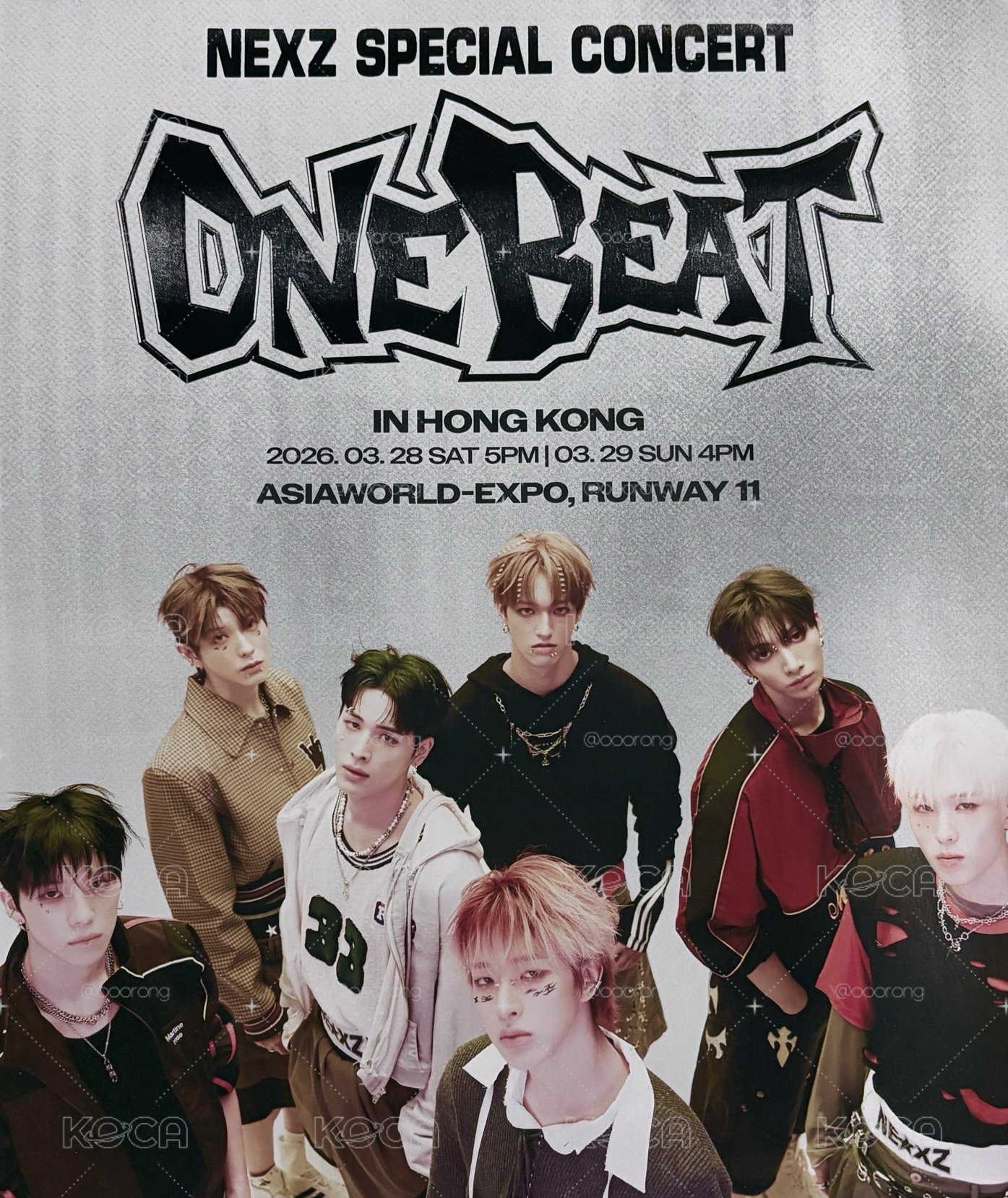 NEXZ ONE BEAT Special Concert in HK 海報