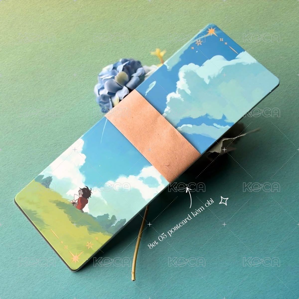 越南文實體書 明信片  背面
