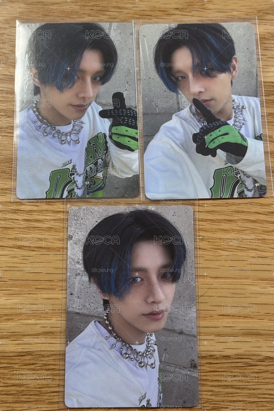 藍髮挑染小狗set