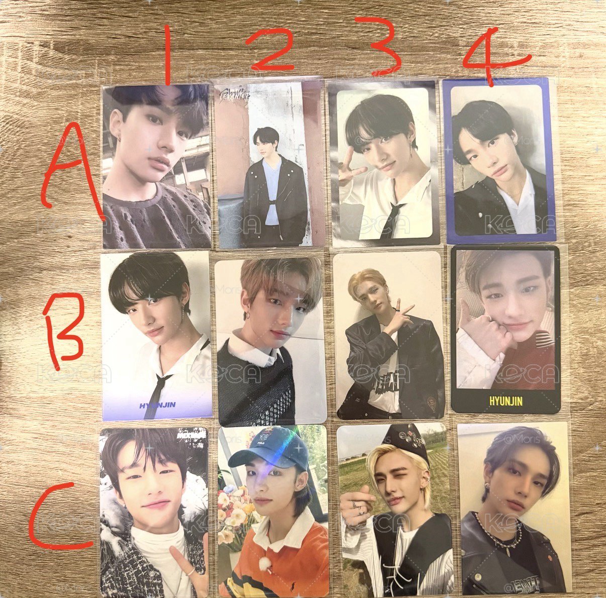 Stray kids 鉉辰 小卡 專卡 特典