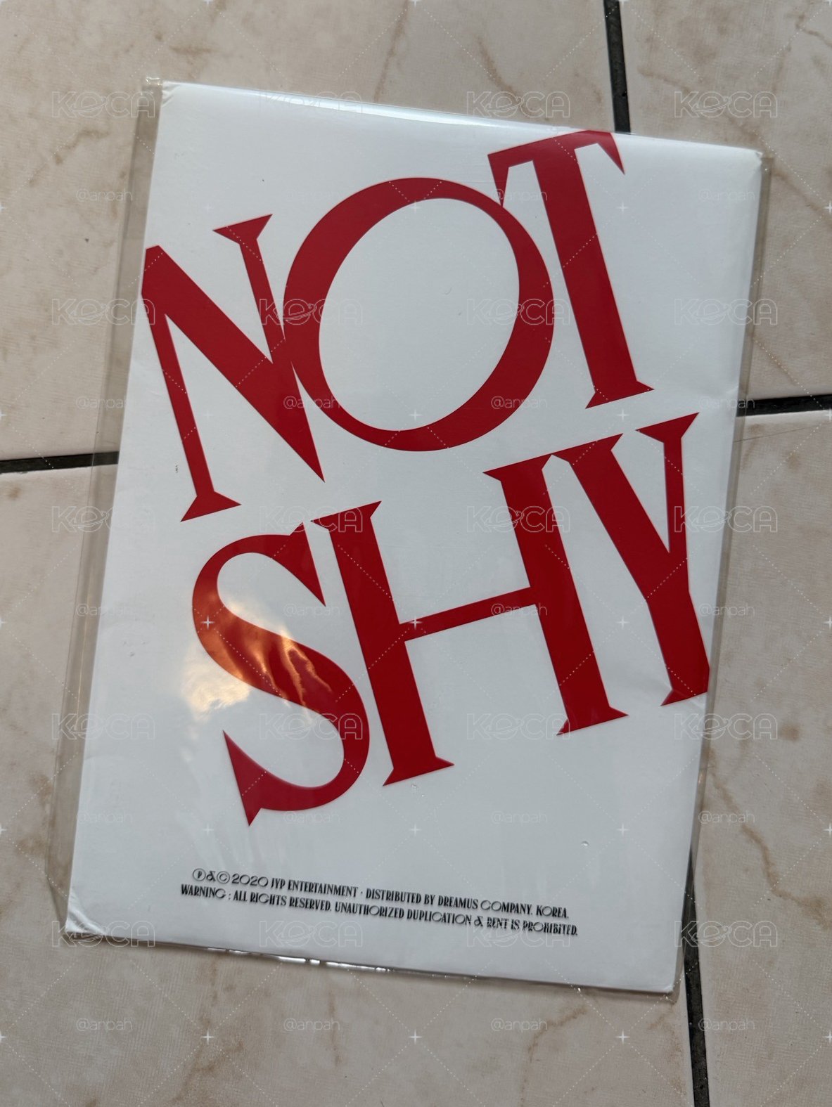 itzy not shy預購禮