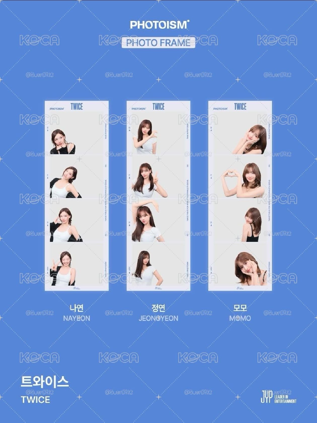 TWICE Snapism貼紙/photoism人生四格代印