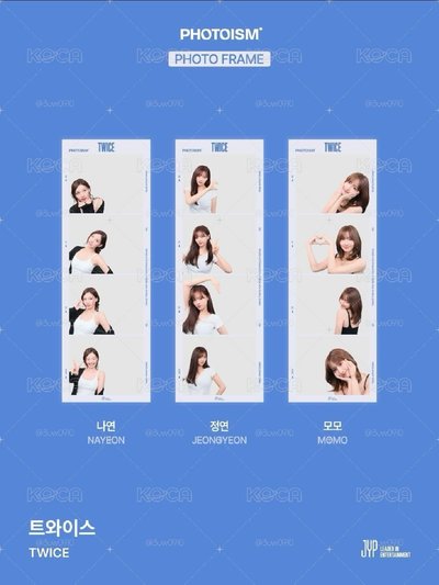 TWICE Snapism貼紙/photoism人生四格代印