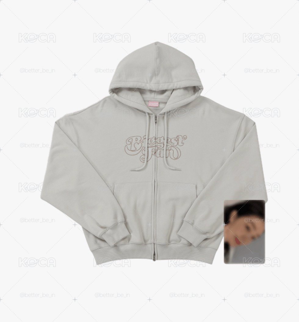 現貨/ IRENE Biggest Fan 帽T小卡組未拆（米色）