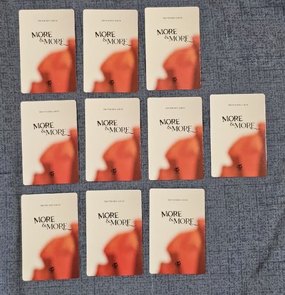 TWICE MORE & MORE全員+團卡