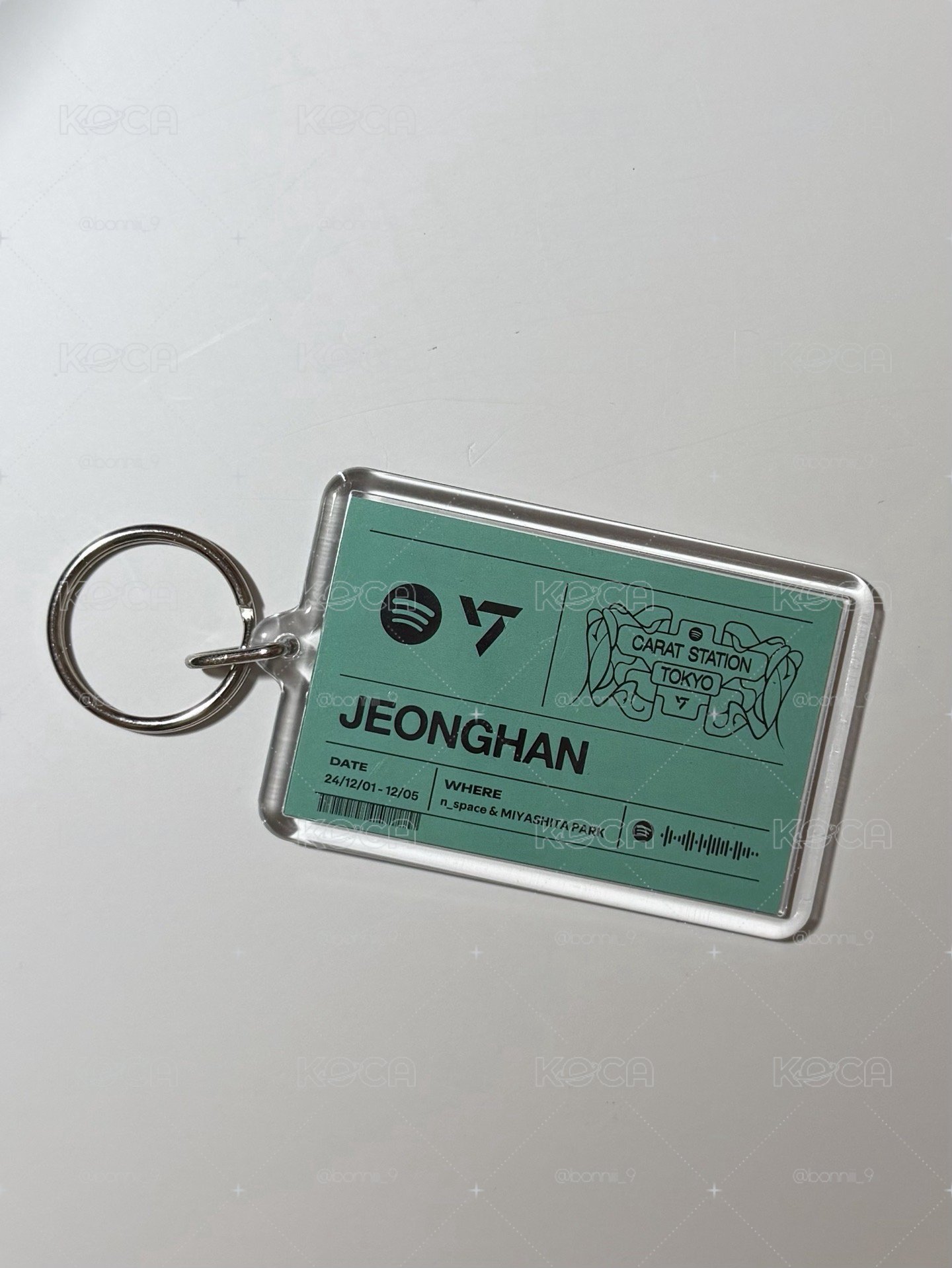 seventeen 迷12 spotify活動 東京 鑰匙圈吊飾 淨漢