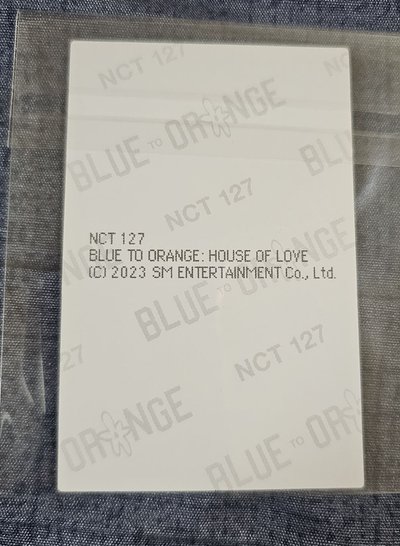 NCT127 Blue to Orange: House of Love JOHNNY 