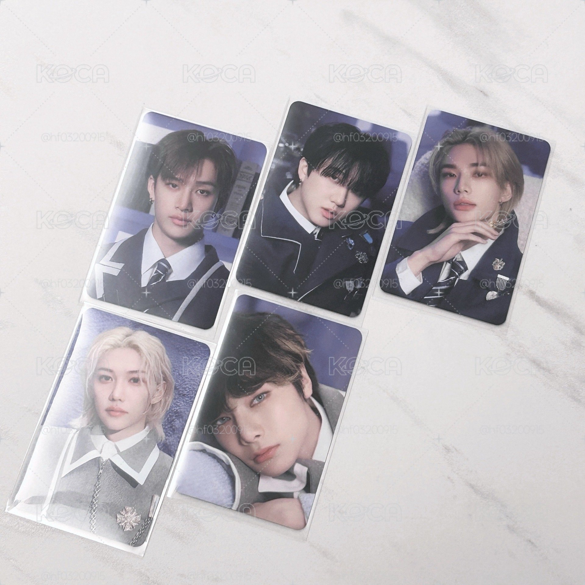 ｜STRAY KIDS｜🩵— 4th FM  周邊卡 膠帶 ［五張一起］