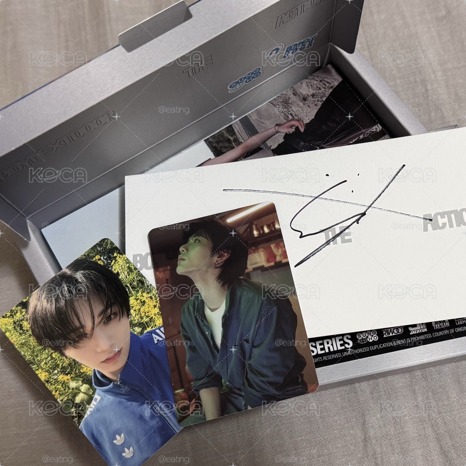 Boynextdoor 朴成淏 the action簽專單封