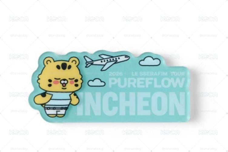 （現貨）26’巡迴 磁鐵 CITY SIGNATURE MAGNET_INCHEON