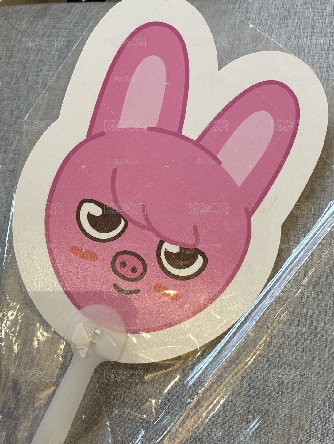 SKZ 2024釜山快閃店 入場扇子 彰彬 豬兔