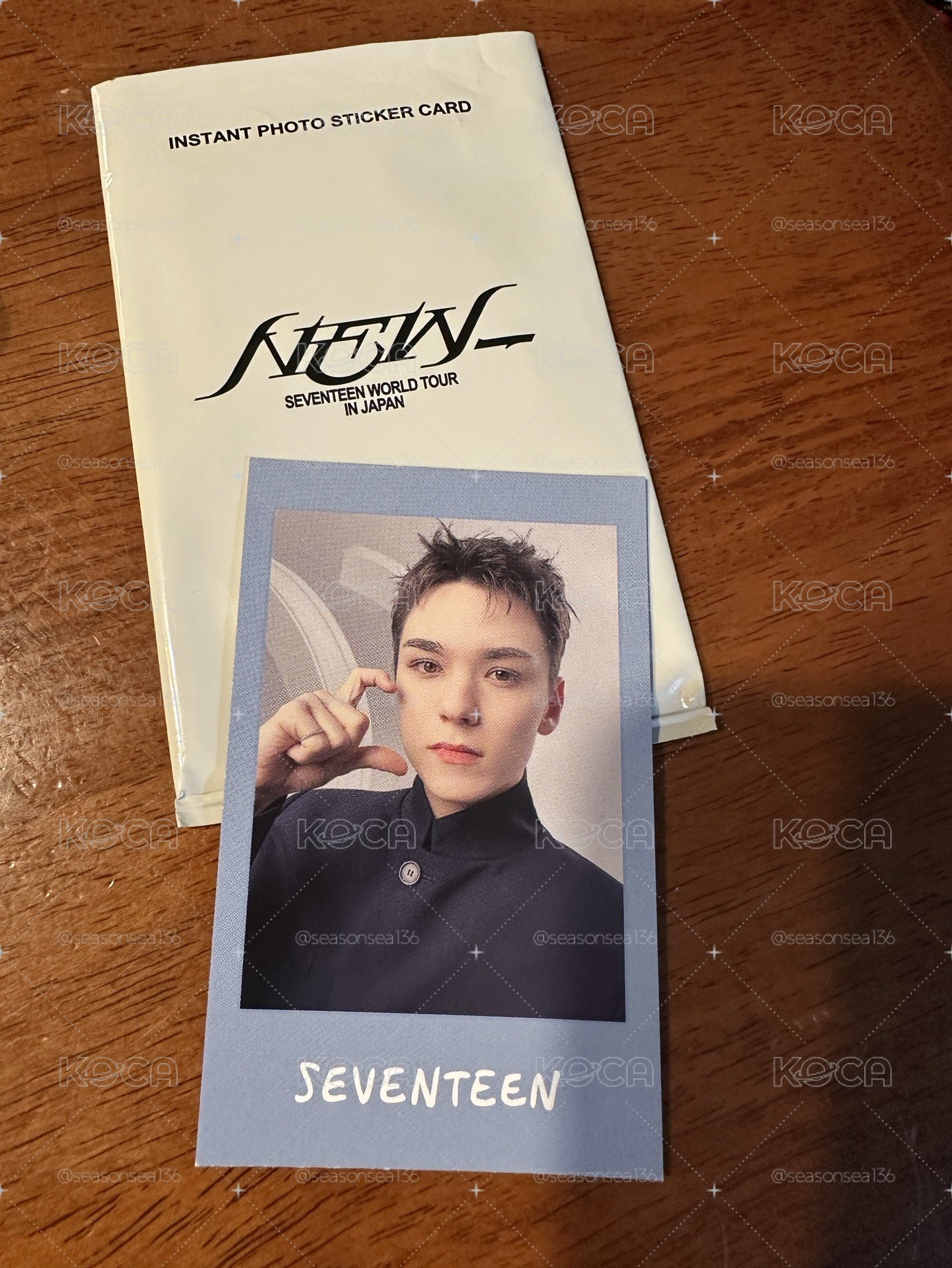 SEVENTEEN NEW日巡拍立得 - Vernon