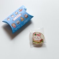 古本刈包金屬胸針
