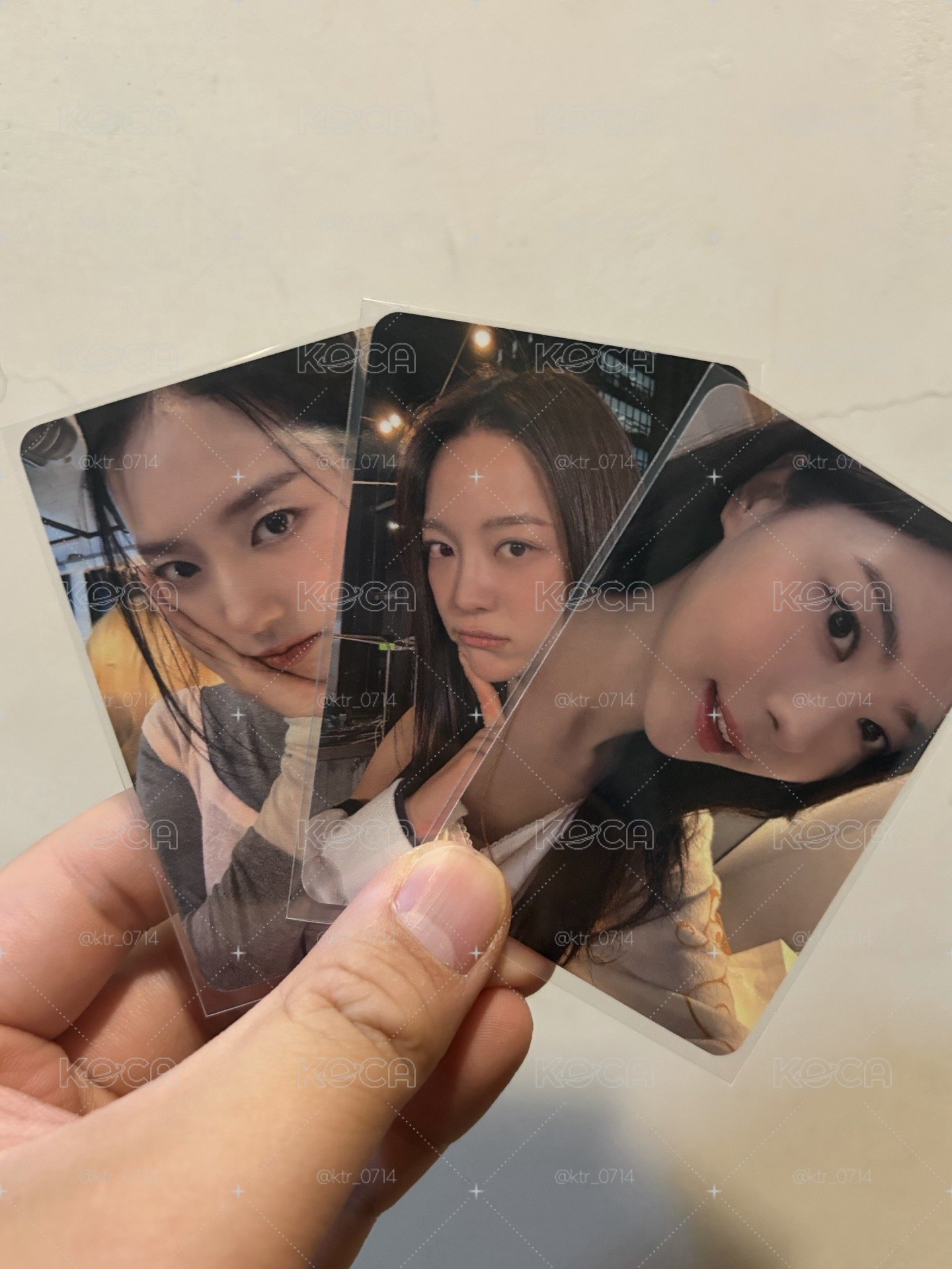 I.O.I 娜榮 世正 素慧 打歌卡