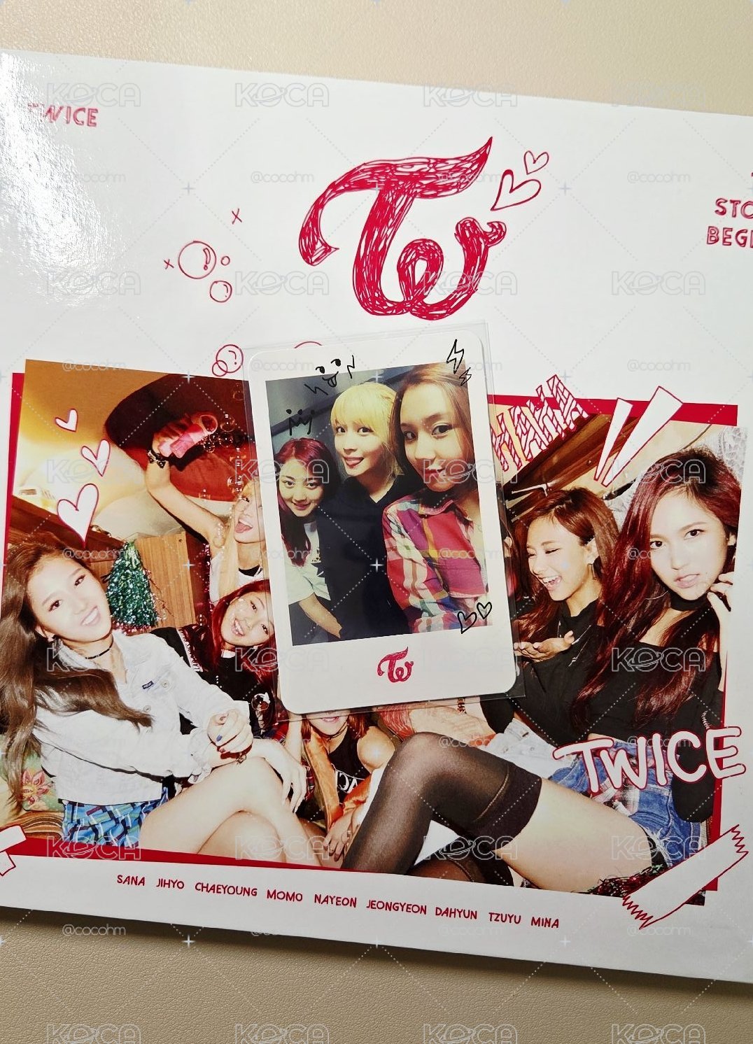 TWICE 出道效mo彩三人卡＋出道專🍭