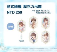 新世界狂歡NU: Carnival EIDEN Birthday × animate cafe 吊飾 