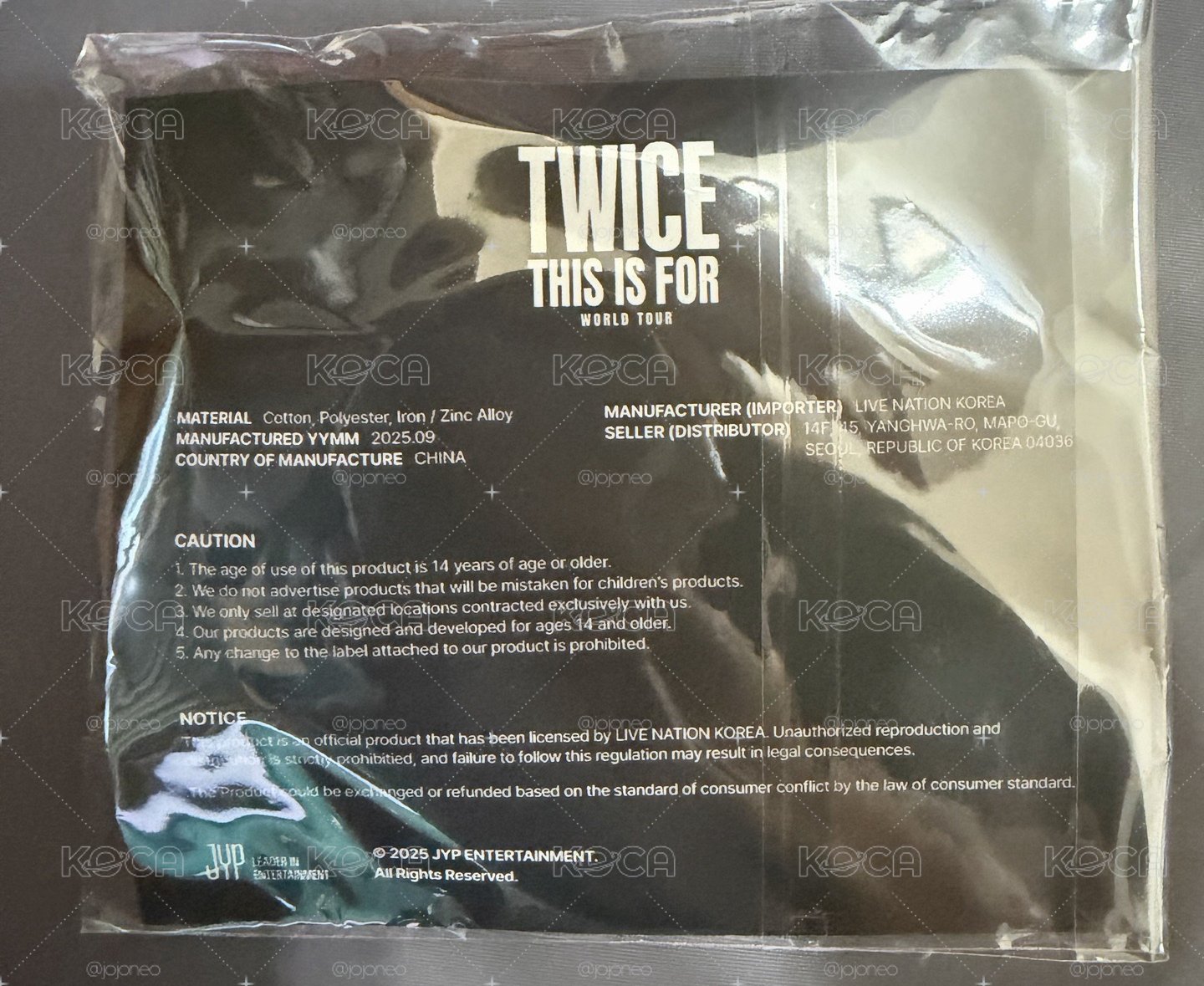 韓國 TWICE THIS IS FOR 世界 巡迴 六巡 演唱會 台北 快閃店 單寧帽 帽子 吊飾 合售 現貨