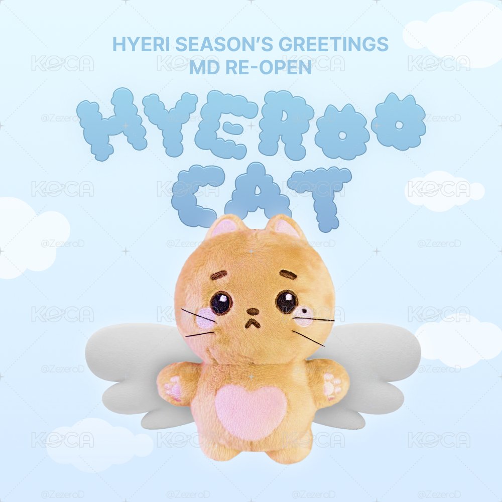 (代購) HYERI Hyeroo Cat 年曆娃娃