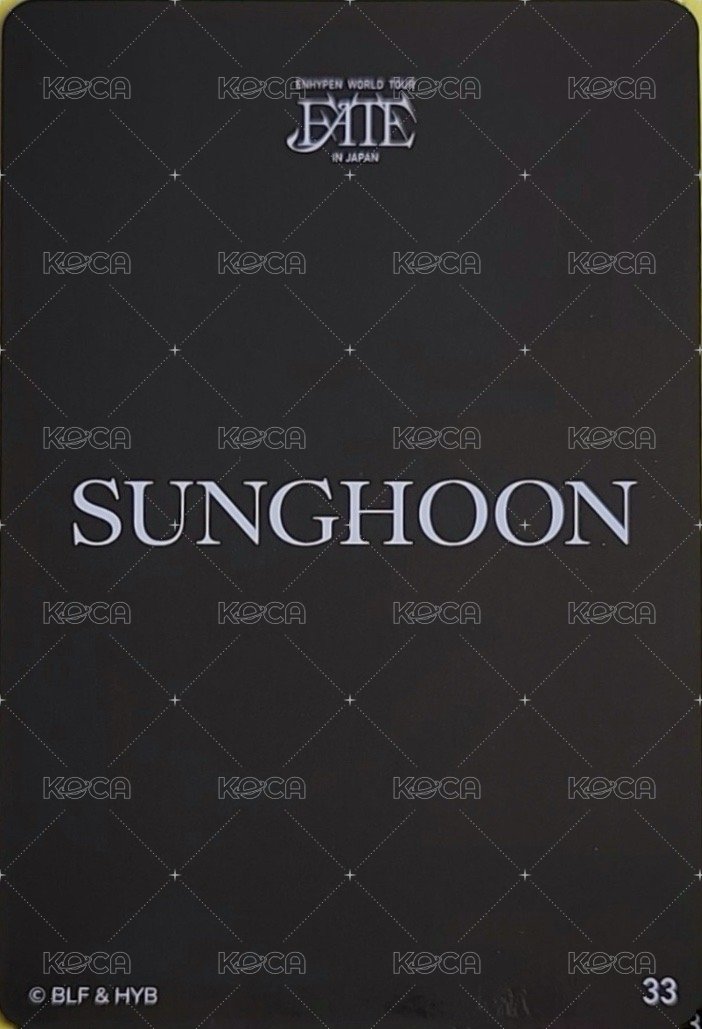 FATE世巡 日巡 Random card 33 Back