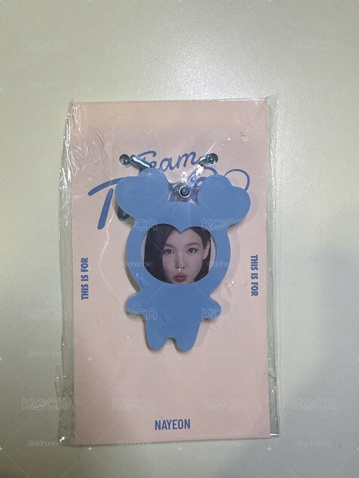 TWICE娜璉照片鑰匙圈