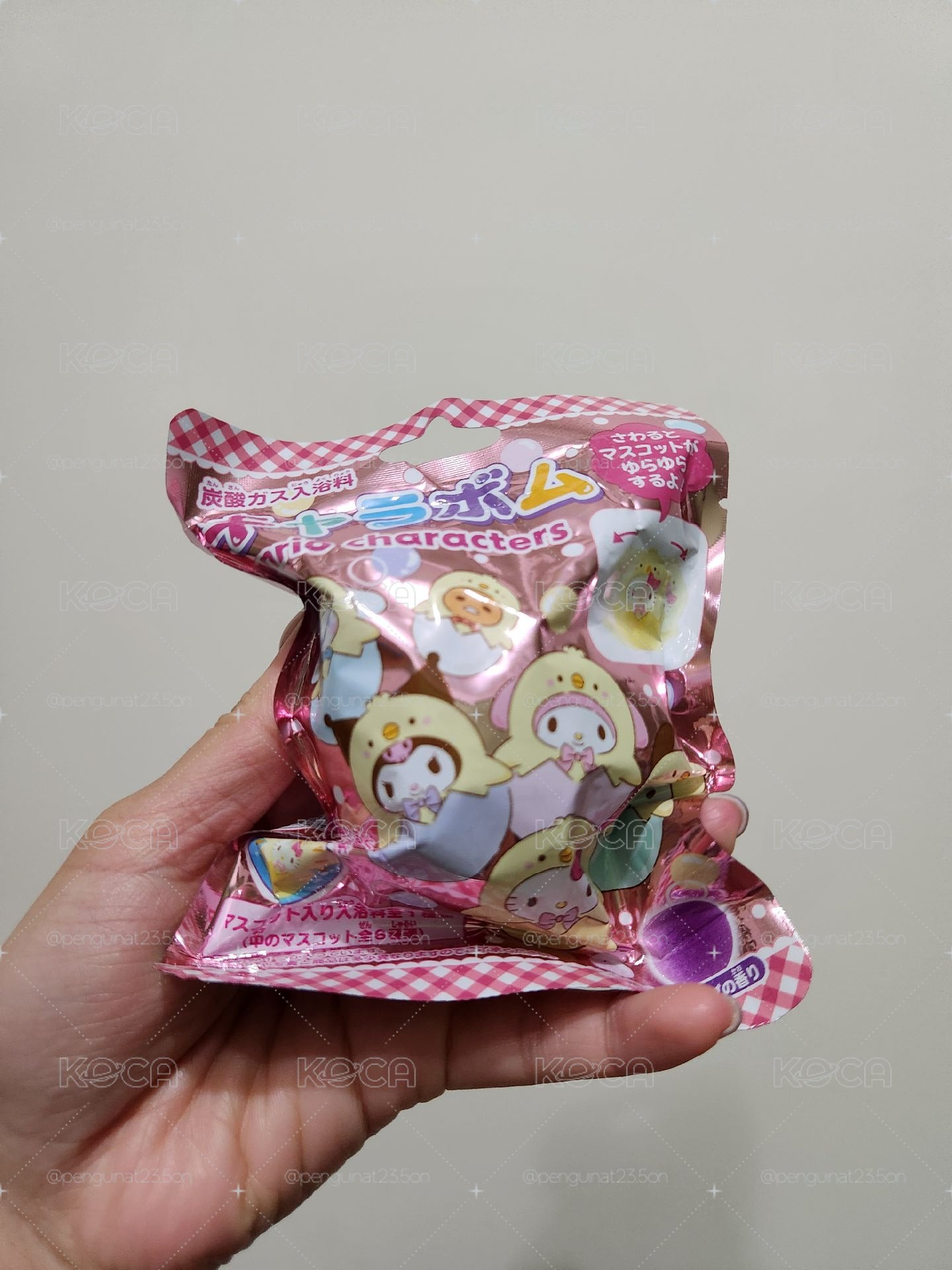 三麗鷗小雞造型公仔泡澡球